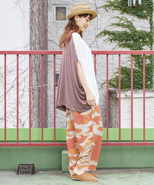 チャイハネ（チャイハネ）の「【チャイハネ】アラビナトップス（Tシャツ/カットソー・レディース・ネイビー/パープル/ホワイト・FREE）」の18枚目の写真