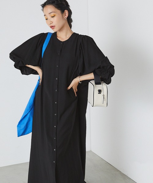 【未使用✨タグ付】　Max Mara ボウタイ　バックリボン　ワンピース　タック バックリボンウエストタックワンピース | レディース