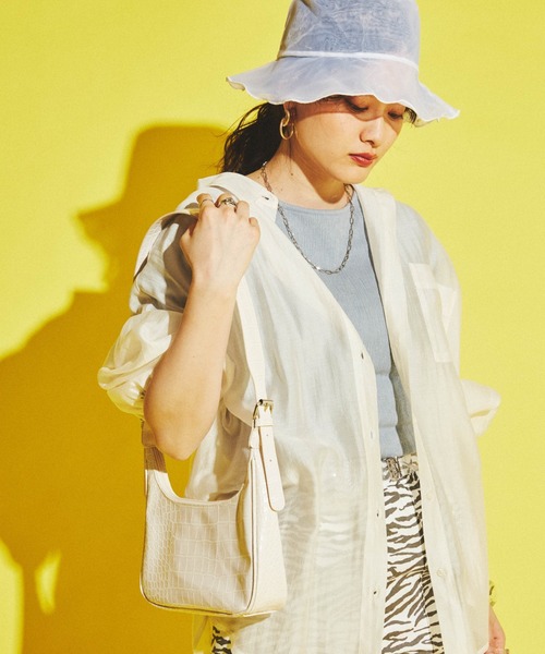 dispark（ディスパーク）の「DISPARK/クロコサドルバッグ（ショルダーバッグ・レディース・ブラック系その他/ホワイト系その他・FREE）」の3枚目の写真