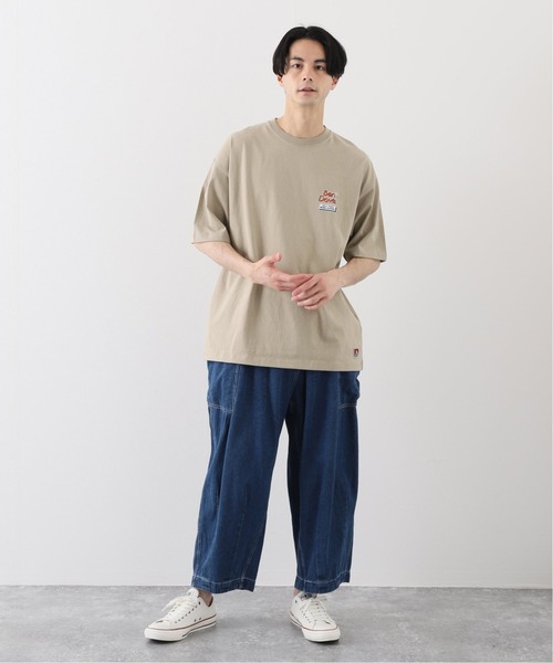 BEN DAVIS ORIGINALS（ベンデイビスオリジナルス）の「【BEN DAVIS / ベンデイビス】 heres Big Tシャツ（Tシャツ/カットソー・メンズ・ホワイト/ブラック/ベージュ/グリーン・MEDIUM/LARGE）」の5枚目の写真