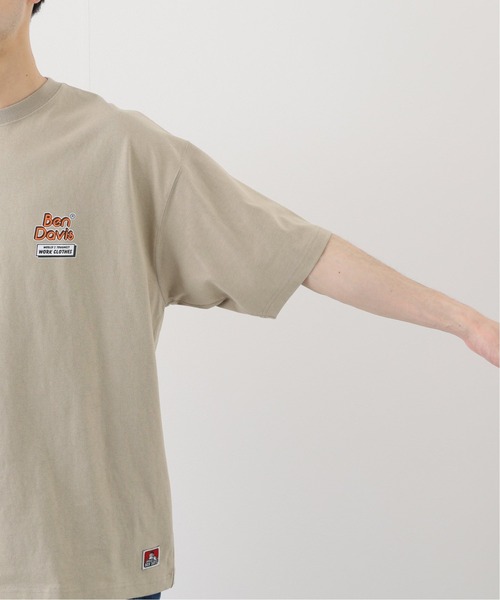 BEN DAVIS ORIGINALS（ベンデイビスオリジナルス）の「【BEN DAVIS / ベンデイビス】 heres Big Tシャツ（Tシャツ/カットソー・メンズ・ホワイト/ブラック/ベージュ/グリーン・MEDIUM/LARGE）」の11枚目の写真