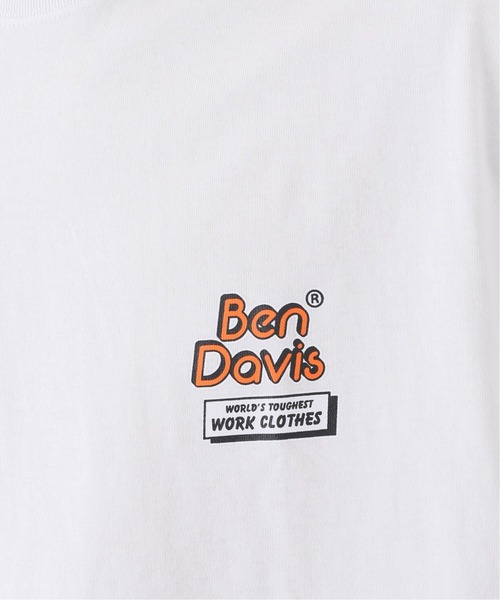 BEN DAVIS ORIGINALS（ベンデイビスオリジナルス）の「【BEN DAVIS / ベンデイビス】 heres Big Tシャツ（Tシャツ/カットソー・メンズ・ホワイト/ブラック/ベージュ/グリーン・MEDIUM/LARGE）」の16枚目の写真
