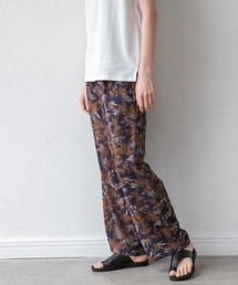 LOWRYS FARM | 夏柄ワイドイージーパンツ　950055(その他パンツ)