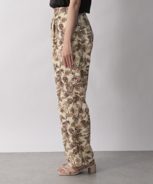 LOWRYS FARM（ローリーズファーム）の「夏柄ワイドイージーパンツ　950055（その他パンツ・レディース・ネイビー/ブラウン/アイボリー・FREE）」の12枚目の写真