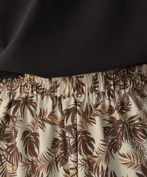 LOWRYS FARM（ローリーズファーム）の「夏柄ワイドイージーパンツ　950055（その他パンツ・レディース・ネイビー/ブラウン/アイボリー・FREE）」の9枚目の写真