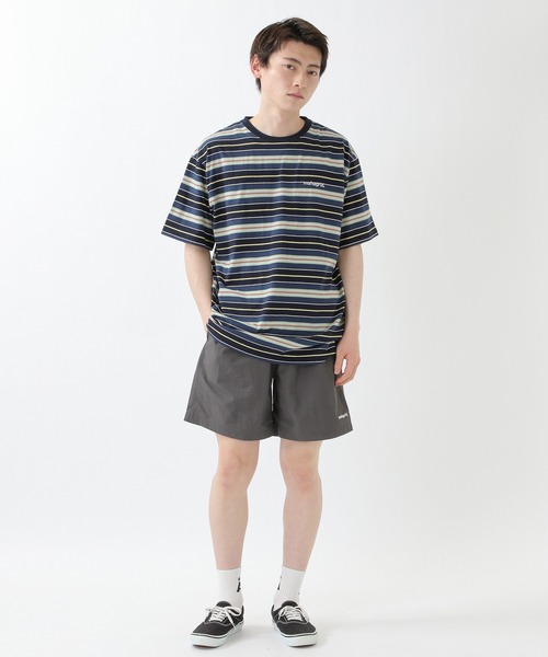 MAHAGRID（マハグリッド）の「MAHAGRID／POINT LOGOボーダーT 2945845（Tシャツ/カットソー・レディース・ライトブルー/ネイビー/その他1・MEDIUM/LARGE）」の11枚目の写真