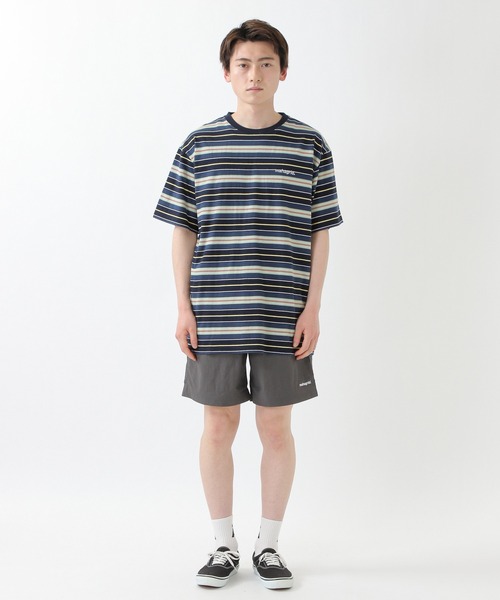 MAHAGRID（マハグリッド）の「MAHAGRID／POINT LOGOボーダーT 2945845（Tシャツ/カットソー・レディース・ライトブルー/ネイビー/その他1・MEDIUM/LARGE）」の12枚目の写真