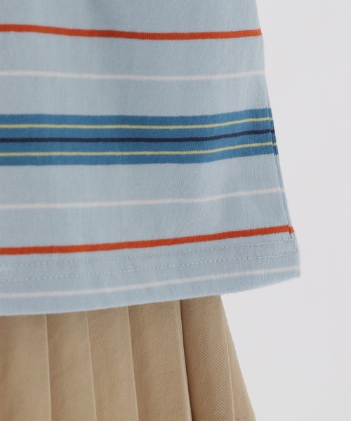 MAHAGRID（マハグリッド）の「MAHAGRID／POINT LOGOボーダーT 2945845（Tシャツ/カットソー・レディース・ライトブルー/ネイビー/その他1・MEDIUM/LARGE）」の19枚目の写真