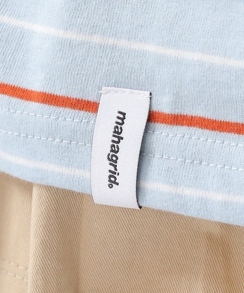 MAHAGRID（マハグリッド）の「MAHAGRID／POINT LOGOボーダーT 2945845（Tシャツ/カットソー・レディース・ライトブルー/ネイビー/その他1・MEDIUM/LARGE）」の20枚目の写真