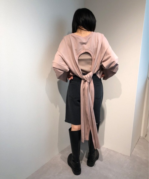 mietteバックシャンカットプルオーバー