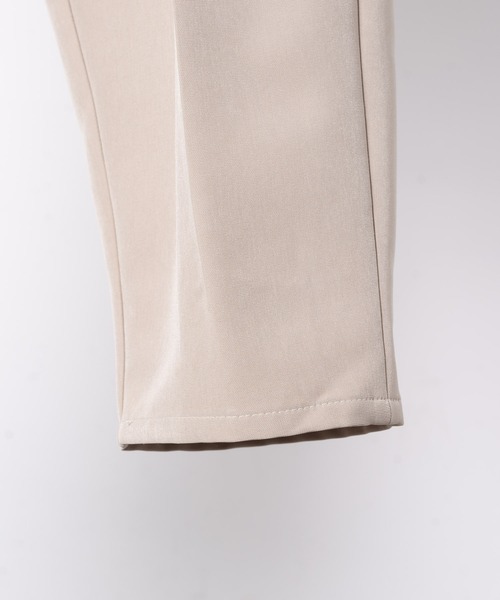 INTER FACTORY（インターファクトリー）の「ファッションインフルエンサー こーせ - ワンタックコクーンパンツ　made in INTER FACTORY（その他パンツ・メンズ・ベージュ/ブラック・MEDIUM/LARGE）」の20枚目の写真