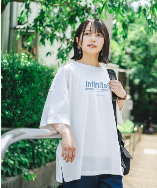 nemne store(ネンネストア)の「いちにちのはじまりアソートプリントT(Tシャツ/カットソー・レディース・ホワイト/ライトグレー/ライトブルー/ベージュ/オフホワイト/サックスブルー/ブルー/アイボリー/クリーム/クリア/ナチュラル/スミクロ・フリー)」の3枚目の写真
