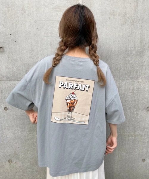nemne store(ネンネストア)の「いちにちのはじまりアソートプリントT(Tシャツ/カットソー・レディース・ホワイト/ライトグレー/ライトブルー/ベージュ/オフホワイト/サックスブルー/ブルー/アイボリー/クリーム/クリア/ナチュラル/スミクロ・フリー)」の10枚目の写真