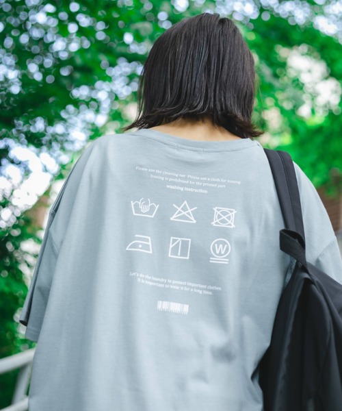 nemne store(ネンネストア)の「いちにちのはじまりアソートプリントT(Tシャツ/カットソー・レディース・ホワイト/ライトグレー/ライトブルー/ベージュ/オフホワイト/サックスブルー/ブルー/アイボリー/クリーム/クリア/ナチュラル/スミクロ・フリー)」の19枚目の写真