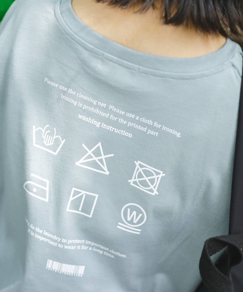nemne store(ネンネストア)の「いちにちのはじまりアソートプリントT(Tシャツ/カットソー・レディース・ホワイト/ライトグレー/ライトブルー/ベージュ/オフホワイト/サックスブルー/ブルー/アイボリー/クリーム/クリア/ナチュラル/スミクロ・フリー)」の20枚目の写真