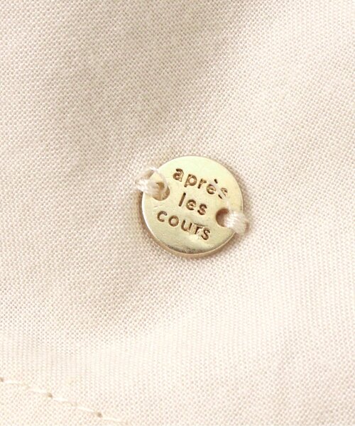 apres les cours（アプレレクール）の「スカラップ刺繍切替チュニック（チュニック・キッズ・アイボリー/イエロー・80/90/100/110/120/130/140）」の10枚目の写真