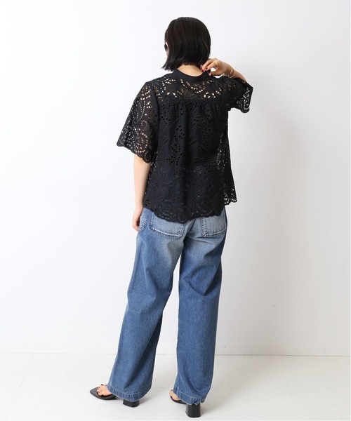 ジャーナルスタンダードレサージュ　BROCHE レースシャツ journal standard L'essage（ジャーナルスタンダードレサージュ