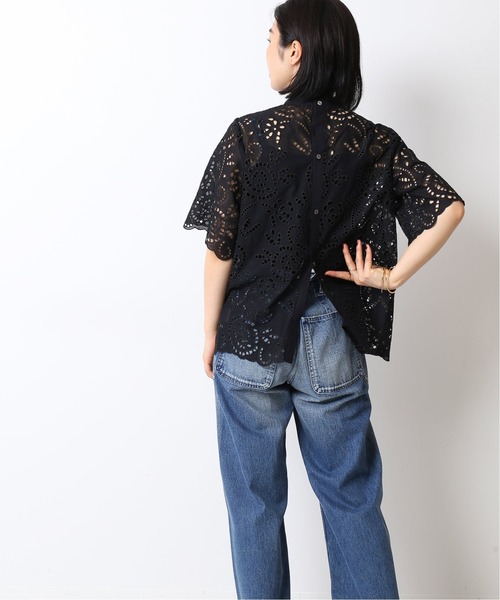 ジャーナルスタンダードレサージュ　BROCHE レースシャツ journal standard L'essage（ジャーナルスタンダードレサージュ