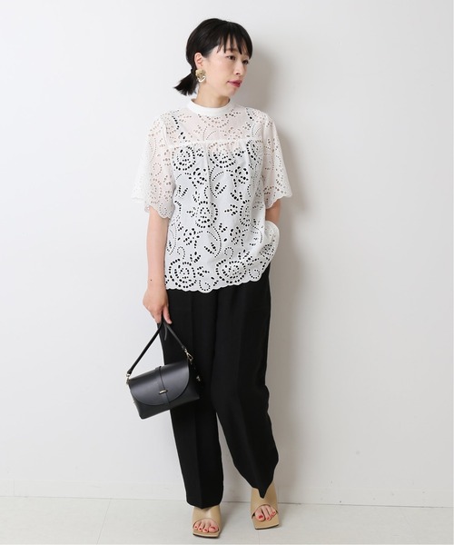 ジャーナルスタンダードレサージュ　BROCHE レースシャツ journal standard L'essage（ジャーナルスタンダードレサージュ