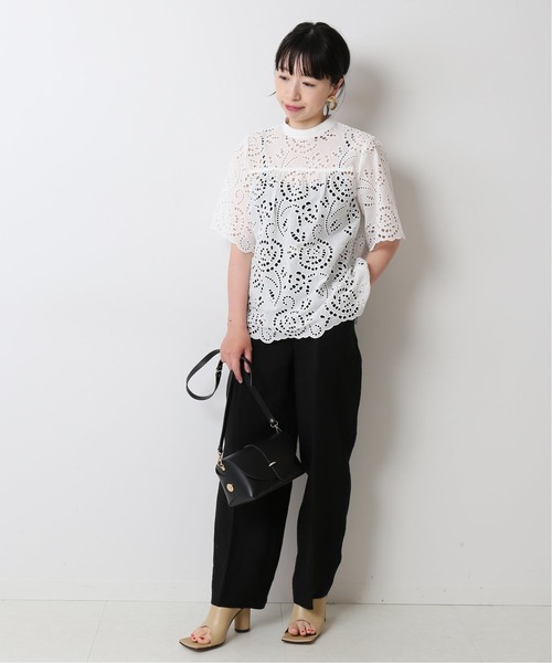 ジャーナルスタンダードレサージュ　BROCHE レースシャツ journal standard L'essage（ジャーナルスタンダードレサージュ