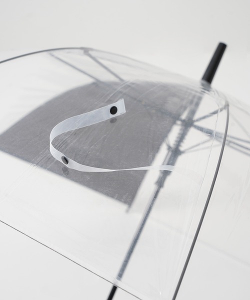 X-girl（エックスガール）の「MILLS LOGO VINYL UMBRELLA（長傘・レディース・ブラック・ONE SIZE）」の7枚目の写真