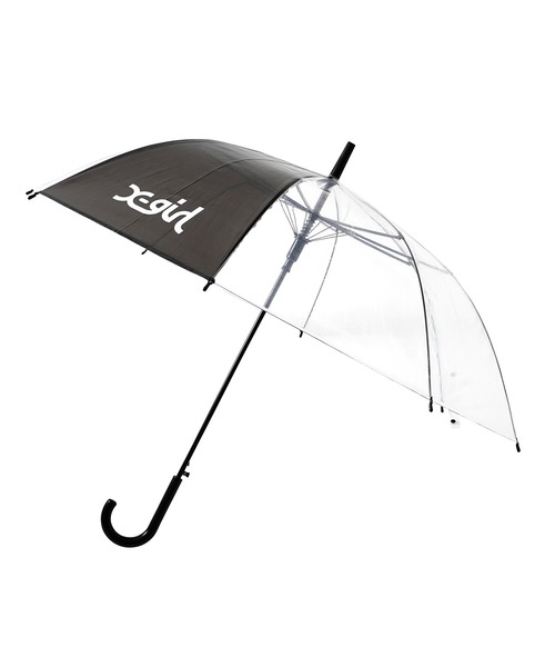 X-girl（エックスガール）の「MILLS LOGO VINYL UMBRELLA（長傘・レディース・ブラック・ONE SIZE）」の11枚目の写真