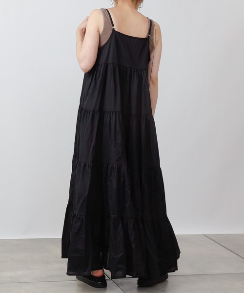 COLONY 2139（コロニートゥーワンスリーナイン）の「【WEB・一部店舗限定】コットンティアードキャミワンピース（ワンピース・レディース・ブラック・FREE）」の11枚目の写真