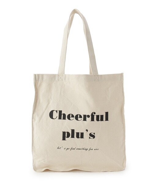 Ober Tashe（オーバータッシェ）の「ロゴスクエアキャンバストート（トートバッグ・レディース・ブラック/ブラック系8/ベージュ系8・FREE）」の5枚目の写真