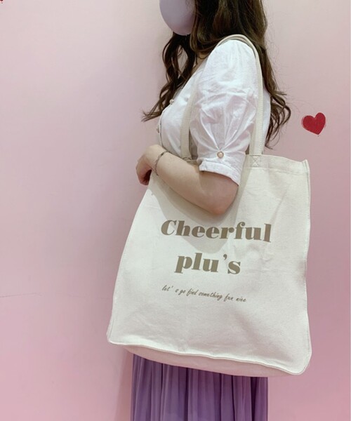 Ober Tashe（オーバータッシェ）の「ロゴスクエアキャンバストート（トートバッグ・レディース・ブラック/ブラック系8/ベージュ系8・FREE）」の4枚目の写真