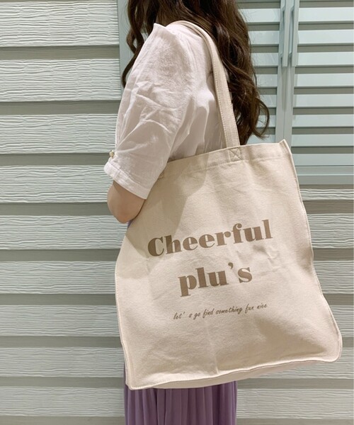 Ober Tashe（オーバータッシェ）の「ロゴスクエアキャンバストート（トートバッグ・レディース・ブラック/ブラック系8/ベージュ系8・FREE）」の6枚目の写真