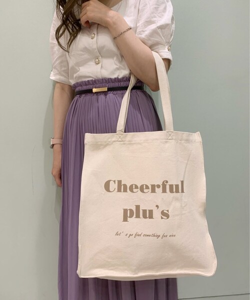 Ober Tashe（オーバータッシェ）の「ロゴスクエアキャンバストート（トートバッグ・レディース・ブラック/ブラック系8/ベージュ系8・FREE）」の9枚目の写真