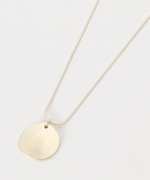 ikka（イッカ）の「マットプレートリングネックレス（ネックレス・レディース・ゴールド/シルバー・FREE）」の3枚目の写真