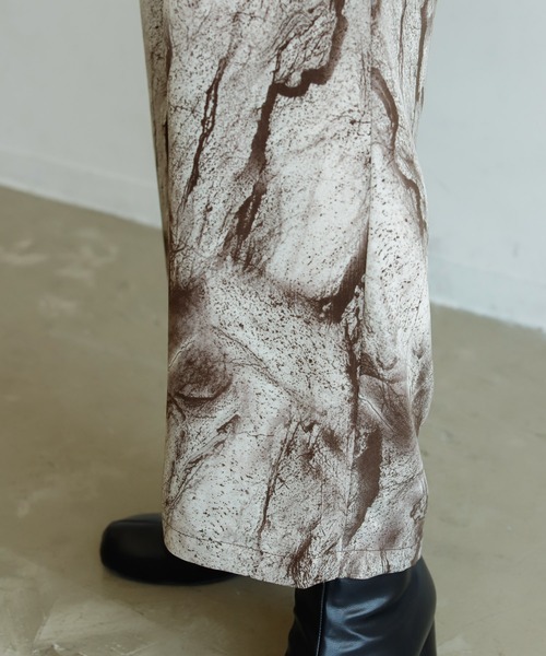 Birthday room（バースデイルーム）の「マーブルパターンプリントパンツ（その他パンツ・レディース・ブラック/ブラウン・FREE）」の15枚目の写真