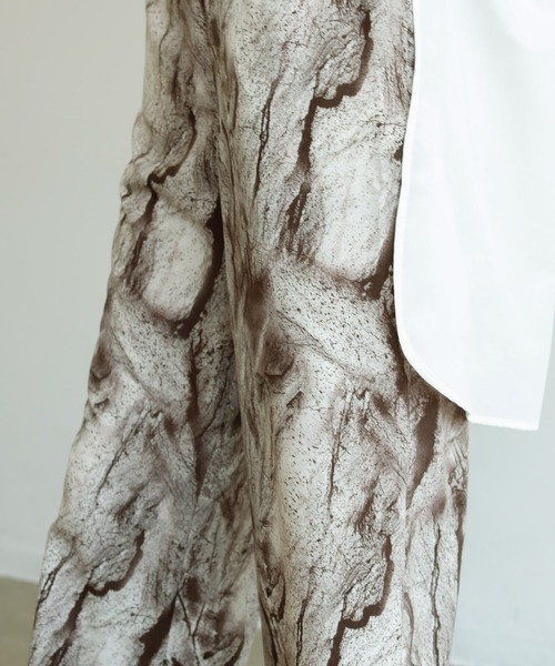 Birthday room（バースデイルーム）の「マーブルパターンプリントパンツ（その他パンツ・レディース・ブラック/ブラウン・FREE）」の16枚目の写真