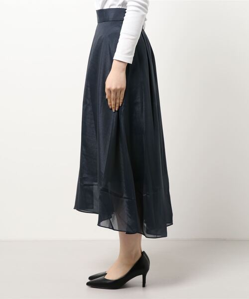 Te chichi TERRASSE(テチチテラス)の「オーロラシアースカート(スカート・レディース・パープル/ネイビー/カーキ・フリ-)」の4枚目の写真