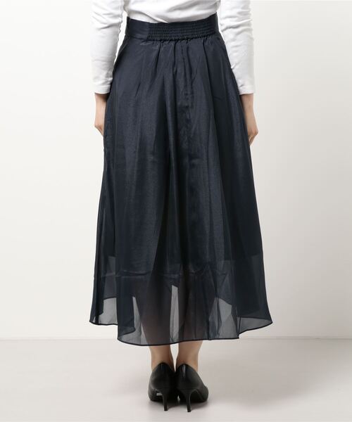 Te chichi TERRASSE(テチチテラス)の「オーロラシアースカート(スカート・レディース・パープル/ネイビー/カーキ・フリ-)」の5枚目の写真