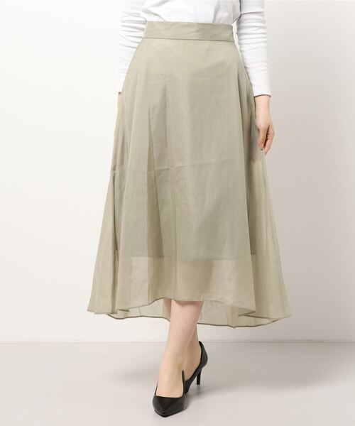 Te chichi TERRASSE(テチチテラス)の「オーロラシアースカート(スカート・レディース・パープル/ネイビー/カーキ・フリ-)」の7枚目の写真