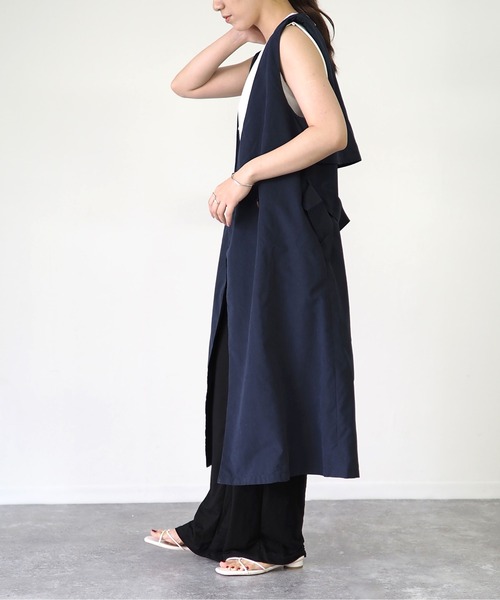 Riberry（リベリー）の「トレンチジレ（ベスト・レディース・ベージュ/ネイビー/キャメル・MEDIUM/LARGE）」の11枚目の写真