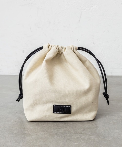 loti（ロティ）の「WEB限定 loti 巾着付スクエアボックス（ハンドバッグ・レディース・ブラック/ブラウン・ONE SIZE）」の8枚目の写真