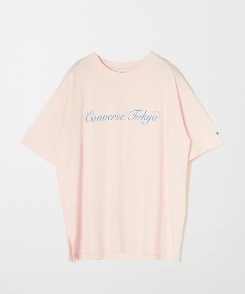 CONVERSE TOKYO（コンバーストウキョウ）の「フロントロゴビッグTシャツ（Tシャツ/カットソー・レディース・ブルー/ホワイト/グリーン/ピンク・FREE）」の14枚目の写真