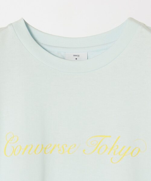 CONVERSE TOKYO（コンバーストウキョウ）の「フロントロゴビッグTシャツ（Tシャツ/カットソー・レディース・ブルー/ホワイト/グリーン/ピンク・FREE）」の12枚目の写真