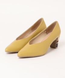 with collection | 【with collection】<2021AW>Vカットポインテッドトゥパンプス(パンプス)
