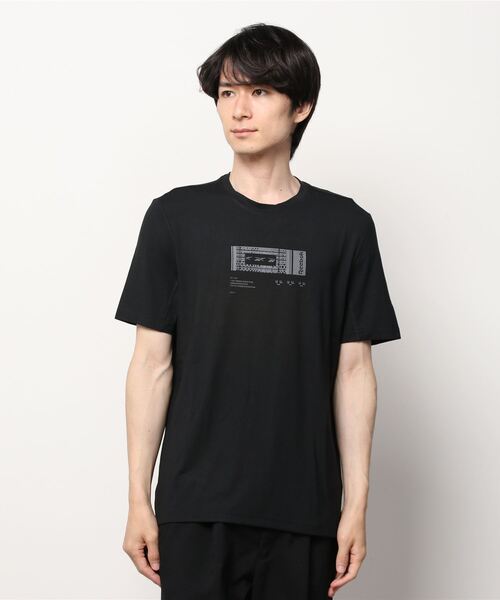 Reebok(リーボック)の「アクティブチル+ドリームブレンド Tシャツ / Activchill+DreamBlend T-Shirt(Tシャツ/カットソー・メンズ・ブラック/ネイビー・SMALL/MEDIUM/LARGE/X-LARGE/XX-LARGE/X-SMALL/XXX-LARGE)」の11枚目の写真