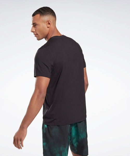 Reebok(リーボック)の「アクティブチル+ドリームブレンド Tシャツ / Activchill+DreamBlend T-Shirt(Tシャツ/カットソー・メンズ・ブラック/ネイビー・SMALL/MEDIUM/LARGE/X-LARGE/XX-LARGE/X-SMALL/XXX-LARGE)」の9枚目の写真