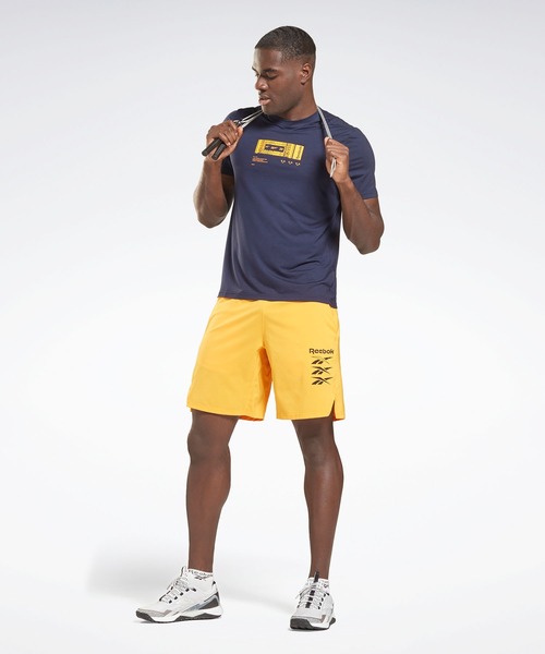 Reebok(リーボック)の「アクティブチル+ドリームブレンド Tシャツ / Activchill+DreamBlend T-Shirt(Tシャツ/カットソー・メンズ・ブラック/ネイビー・SMALL/MEDIUM/LARGE/X-LARGE/XX-LARGE/X-SMALL/XXX-LARGE)」の10枚目の写真