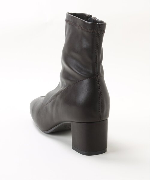 frames RAY CASSIN（フレームスレイカズン）の「ストレッチ太ヒールブーツ（ブーツ・レディース・ブラック/ダークブラウン/キナリ・SMALL/LARGE/X-LARGE/MEDIUM）」の10枚目の写真