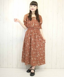 Clice de Paris | PSGギャザー小花OP(ワンピース)