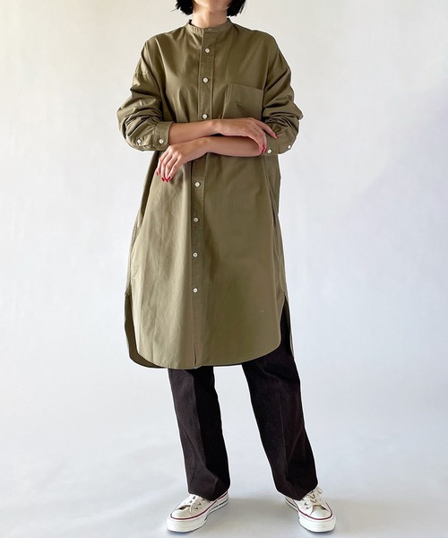 GYMPHLEX（ジムフレックス）の「【Gymphlex】バンドカラーシャツ