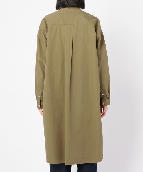 GYMPHLEX（ジムフレックス）の「【Gymphlex】バンドカラーシャツワンピース BIT WOMEN（ワンピース・レディース・ベージュ/カーキ/チャコール・12/14）」の13枚目の写真