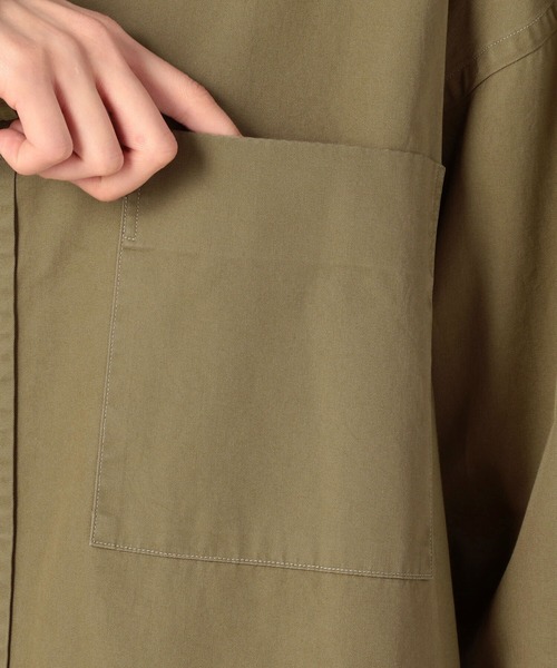 GYMPHLEX（ジムフレックス）の「【Gymphlex】バンドカラーシャツワンピース BIT WOMEN（ワンピース・レディース・ベージュ/カーキ/チャコール・12/14）」の17枚目の写真
